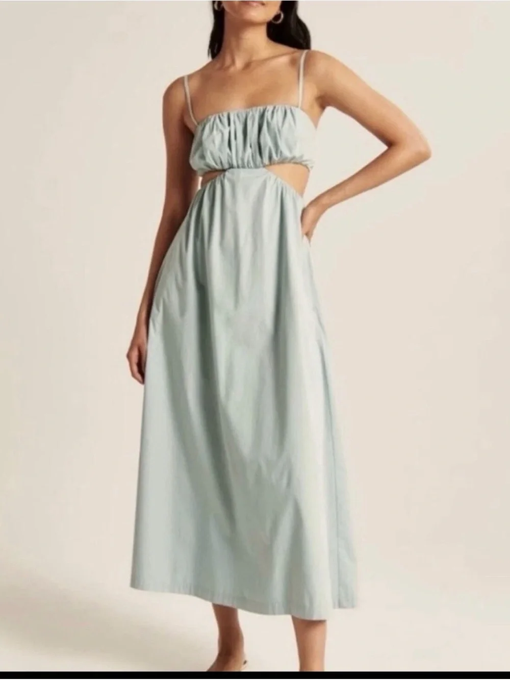 Abercrombie & Fitch Bubble Top Maxi Dress, M